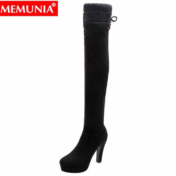 boots memunia plus size 34-43 women round toe high heels platform ladies over the knee, Black
boots memunia plus size 34-43 women round toe high heels platform ladies over the knee, Black