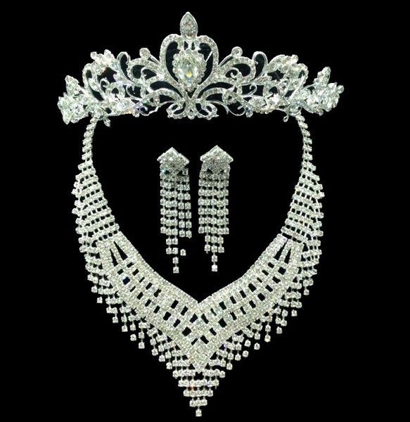 jewelry set fashion rhinestone necklace bride wedding earring set dress pgraphy accessories, Slivery;golden 
jewelry set fashion rhinestone necklace bride wedding earring set dress pgraphy accessories, Slivery;golden