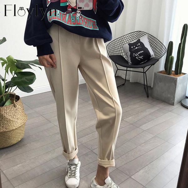 women's pants & capris floylyn winter thicken women pencil plus size wool female 2021 autumn high waist loose trousers good fabric, Black;white
women's pants & capris floylyn winter thicken women pencil plus size wool female 2021 autumn high waist loose trousers good fabric, Black;white