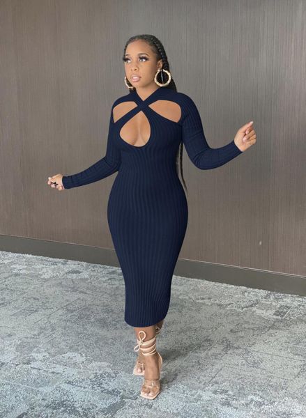 casual dresses ribbed knitted solid halter dress women classic hollow out cleavage long sleeve criss cross neck sheath body-shaping, Black;gray
casual dresses ribbed knitted solid halter dress women classic hollow out cleavage long sleeve criss cross neck sheath body-shaping, Black;gray