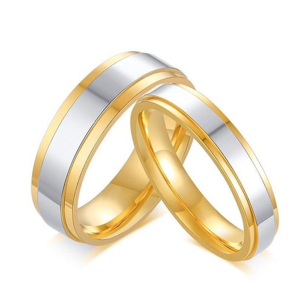 wedding rings gold color bands ring for women man stainless steel forever lover gifts anillo, Slivery;golden
wedding rings gold color bands ring for women man stainless steel forever lover gifts anillo, Slivery;golden