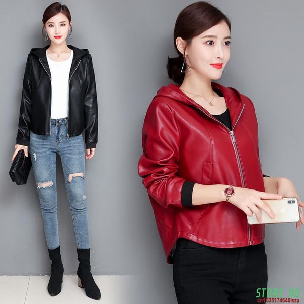 women's leather & faux large size 3xl 4xl jacket 2021 spring motorcycle coat women winter plus cotton jackets female black
women's leather & faux large size 3xl 4xl jacket 2021 spring motorcycle coat women winter plus cotton jackets female black