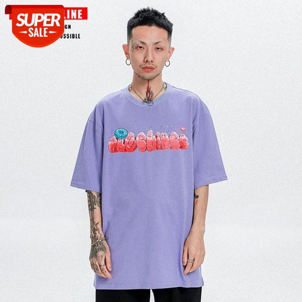 streetwear men national tide street skateboarding hip hop short sleeve t-shirt men's american brand letter loose student wild half tee, White;black
streetwear men national tide street skateboarding hip hop short sleeve t-shirt men's american brand letter loose student wild half tee, White;black