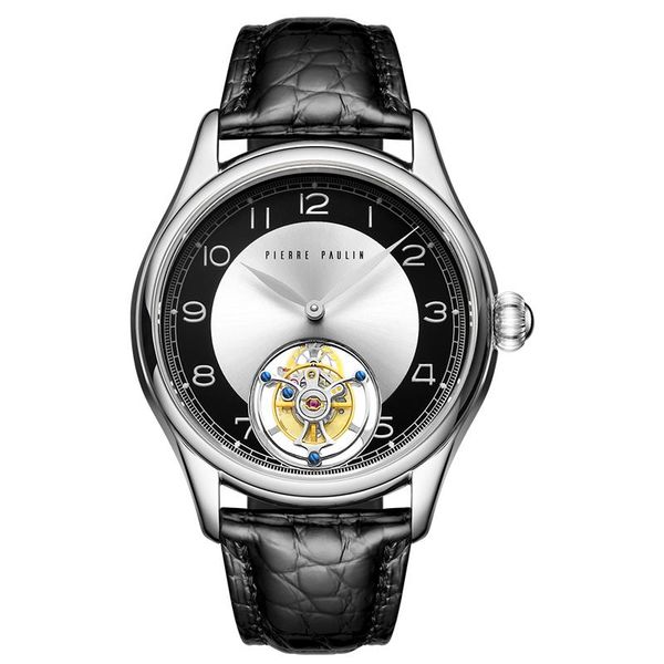 wristwatches business men watch mechanical sapphire mirror hollow perspective tourbillon watches brand retro limited edition gift clock, Slivery;brown
wristwatches business men watch mechanical sapphire mirror hollow perspective tourbillon watches brand retro limited edition gift clock, Slivery;brown