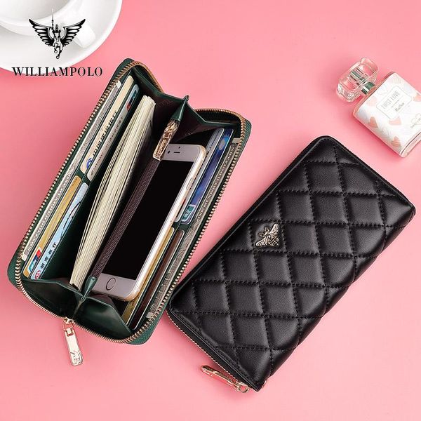 wallets williampolo wallet women sheepskin phone purse zipper card holder fashion large capacity, Red;black
wallets williampolo wallet women sheepskin phone purse zipper card holder fashion large capacity, Red;black