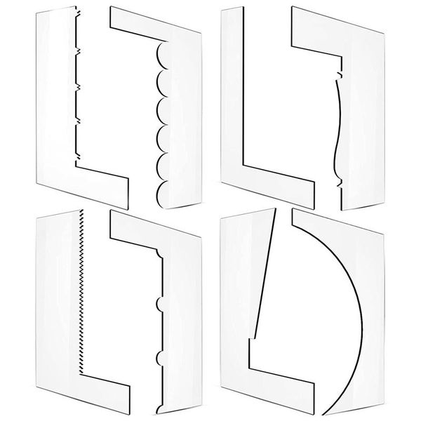 baking & pastry tools sawtooth cake scraper,acrylic icing smoother contour comb edge spatula cream scraper diy decor tool 
baking & pastry tools sawtooth cake scraper,acrylic icing smoother contour comb edge spatula cream scraper diy decor tool