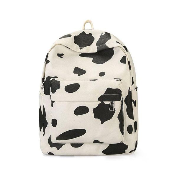 backpack cow pattern canvas rucksack large capacity daypack travel bookbag teenagers girls schoolbag
backpack cow pattern canvas rucksack large capacity daypack travel bookbag teenagers girls schoolbag