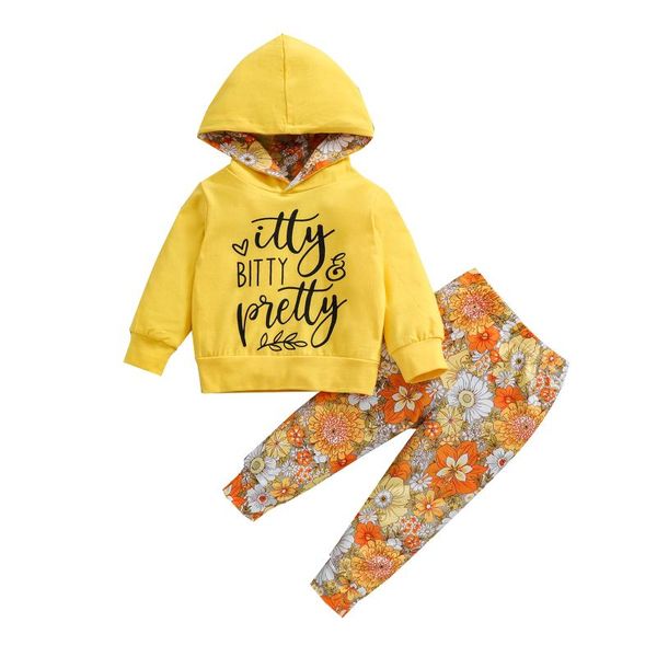 clothing sets baby girls casual two-piece clothes set fall letters floral pattern hooded pullover and pants girl kids long sleeve, White
clothing sets baby girls casual two-piece clothes set fall letters floral pattern hooded pullover and pants girl kids long sleeve, White