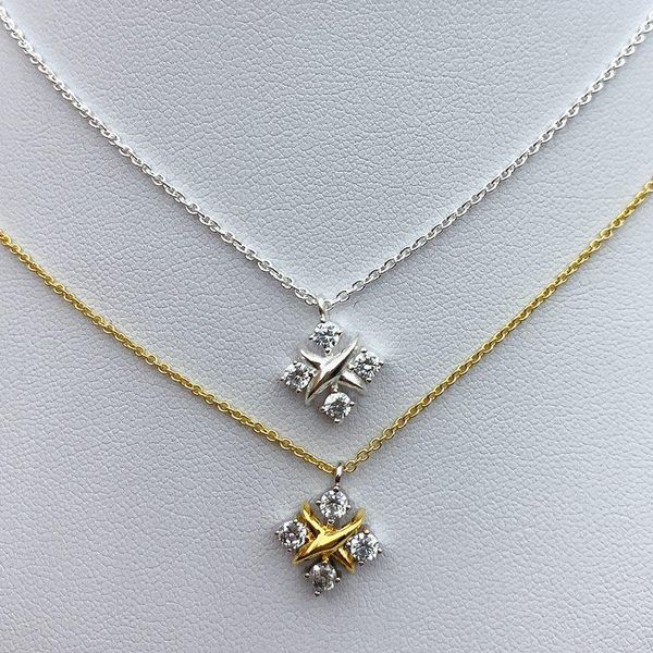 tiffon925 sterling silver european and american classic style four-stone cross necklace,romantic valentine's day luxury gift
tiffon925 sterling silver european and american classic style four-stone cross necklace,romantic valentine's day luxury gift