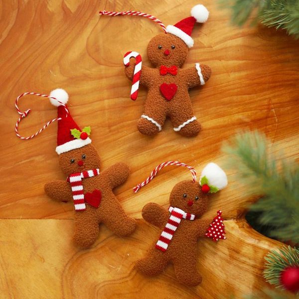 christmas decorations tree ornaments 3pcs gingerbread man doll for child gift navidad natal home decor arrival
christmas decorations tree ornaments 3pcs gingerbread man doll for child gift navidad natal home decor arrival