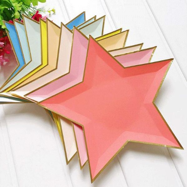 disposable dinnerware 8pcs colorful gold foil star tableware kids birthday favors decoration paper plates wedding party supplies
disposable dinnerware 8pcs colorful gold foil star tableware kids birthday favors decoration paper plates wedding party supplies