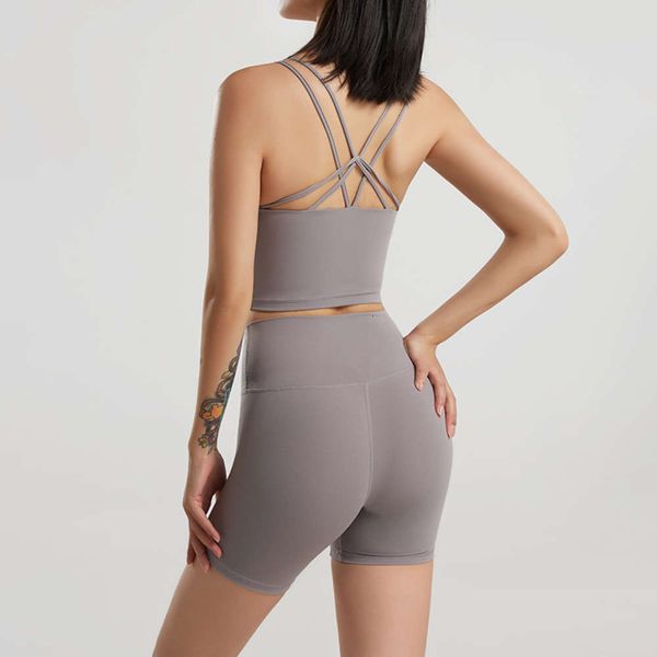promotion shockproof waistcoat women's running gathered shaped sports sleeveless underwear tight sling fitness yoga suit summer, Gray
promotion shockproof waistcoat women's running gathered shaped sports sleeveless underwear tight sling fitness yoga suit summer, Gray