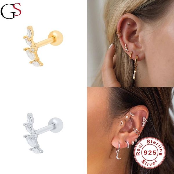 hoop & huggie gs fashion simple earrings for women 925 sterling slver boucle ooreille femme fine jewelry accessories party dating, Golden;silver
hoop & huggie gs fashion simple earrings for women 925 sterling slver boucle ooreille femme fine jewelry accessories party dating, Golden;silver