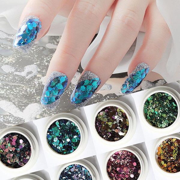 nail glitter 8 color symphony japanese patch large sequins mixed explosive laser hybrid decoration, Silver;gold
nail glitter 8 color symphony japanese patch large sequins mixed explosive laser hybrid decoration, Silver;gold