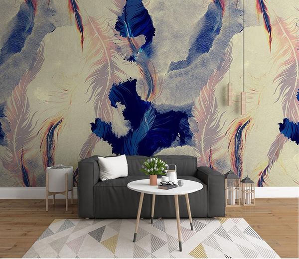 wallpapers 3d wallpaper custom po wall paper mural hand-painted feather for living room covering papel de parede
wallpapers 3d wallpaper custom po wall paper mural hand-painted feather for living room covering papel de parede