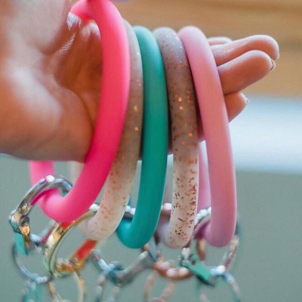 keychains miwens 93 design colorful o silica gel bracelet keychain for women exaggerated big circle wristlet charm unique jewelry, Silver
keychains miwens 93 design colorful o silica gel bracelet keychain for women exaggerated big circle wristlet charm unique jewelry, Silver