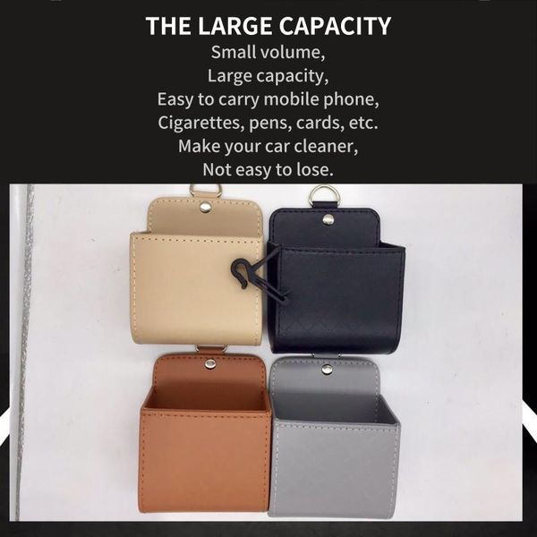 car organizer aozbz mobile phone holder storage bag hanging box air outlet pu leather
car organizer aozbz mobile phone holder storage bag hanging box air outlet pu leather