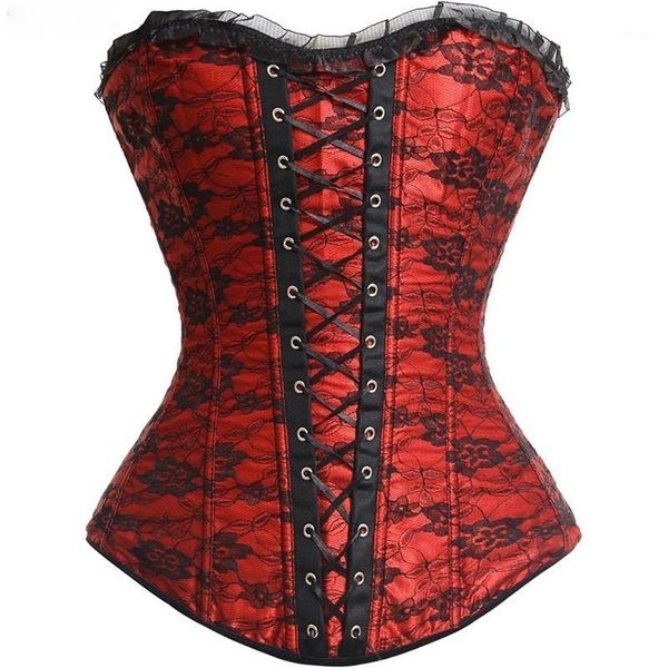 bustiers & corsets lady overbust corset bustier women's lace up boned plus size gothic burlesque floral corselet red s-6xl, Black;white
bustiers & corsets lady overbust corset bustier women's lace up boned plus size gothic burlesque floral corselet red s-6xl, Black;white