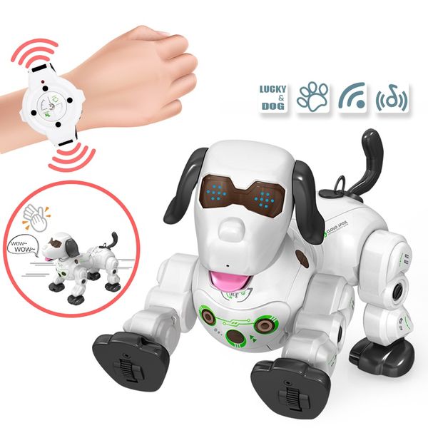Wecute New 777-602S Remote Control Smart Robot Dog 2.4G Wireless Kids Toy Intelligent Talking Robot Dog Electronic Pet kid Gift, Black
Wecute New 777-602S Remote Control Smart Robot Dog 2.4G Wireless Kids Toy Intelligent Talking Robot Dog Electronic Pet kid Gift, Black