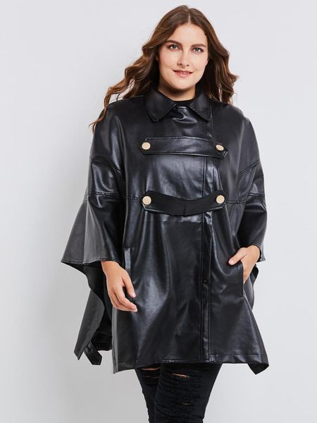 plus size outerwear & coats pu jacket women 2021 autumn black batwing sleeves plain fashion ol female vintage 5xl oversize coat
plus size outerwear & coats pu jacket women 2021 autumn black batwing sleeves plain fashion ol female vintage 5xl oversize coat