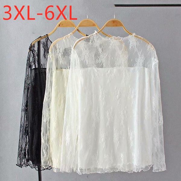 women's blouses & shirts 2021 spring autumn plus size lace basic shirt for women large loose casual long sleeve white black blouse 3xl
women's blouses & shirts 2021 spring autumn plus size lace basic shirt for women large loose casual long sleeve white black blouse 3xl