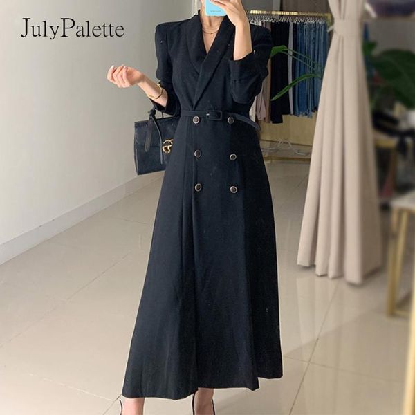 casual dresses julypalette fashion solid belt dress women notched long sleeve office ladies blazer autumn winter a-line black, Black;gray
casual dresses julypalette fashion solid belt dress women notched long sleeve office ladies blazer autumn winter a-line black, Black;gray