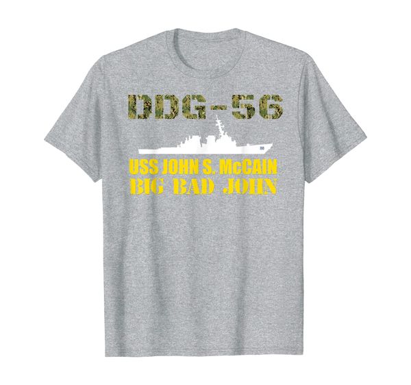 ddg-56 uss john s. mccain 4th of july shirt t-shirt, White;black
ddg-56 uss john s. mccain 4th of july shirt t-shirt, White;black