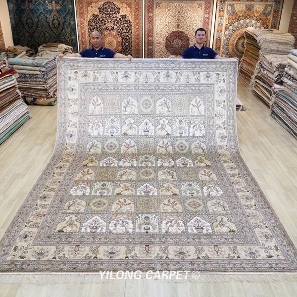 carpets 9'x12' persian silk rug large antique four seasons handmade carpet (yhw72b)
carpets 9'x12' persian silk rug large antique four seasons handmade carpet (yhw72b)