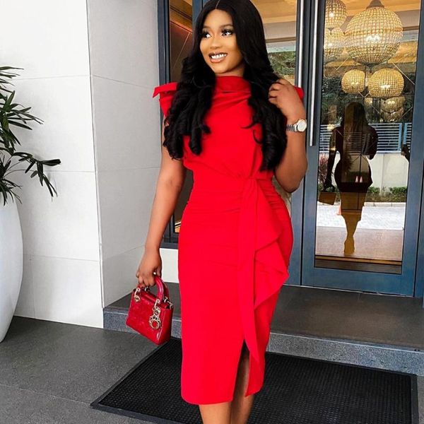 casual dresses red sleeveless bodycon dress midi plus size summer clothing split evening party africa robe female, Black;gray
casual dresses red sleeveless bodycon dress midi plus size summer clothing split evening party africa robe female, Black;gray