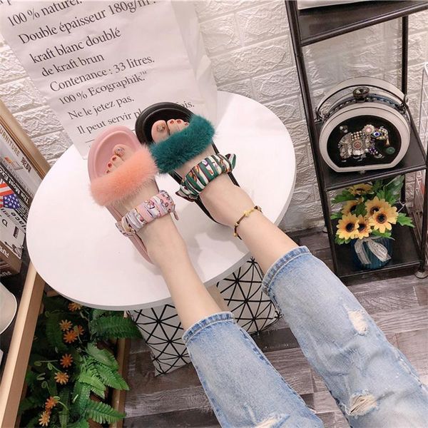 slippers summer fluffy slippers, female one-word flat sandals, outdoor sandals women's amazing shoes, Black
slippers summer fluffy slippers, female one-word flat sandals, outdoor sandals women's amazing shoes, Black