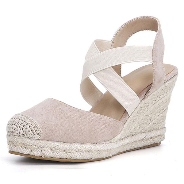 sandals lapolaka design ankle-wrap wedges back strap elastic band high heel platform leisure summer casual 2021 comfy woman shoes, Black
sandals lapolaka design ankle-wrap wedges back strap elastic band high heel platform leisure summer casual 2021 comfy woman shoes, Black