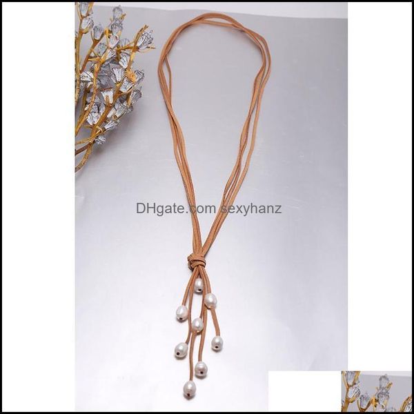 necklaces & pendants casual pearl necklace stylish sweater chain ctured jewelry long birthday gift chains drop delivery 2021 z126f, Silver
necklaces & pendants casual pearl necklace stylish sweater chain ctured jewelry long birthday gift chains drop delivery 2021 z126f, Silver