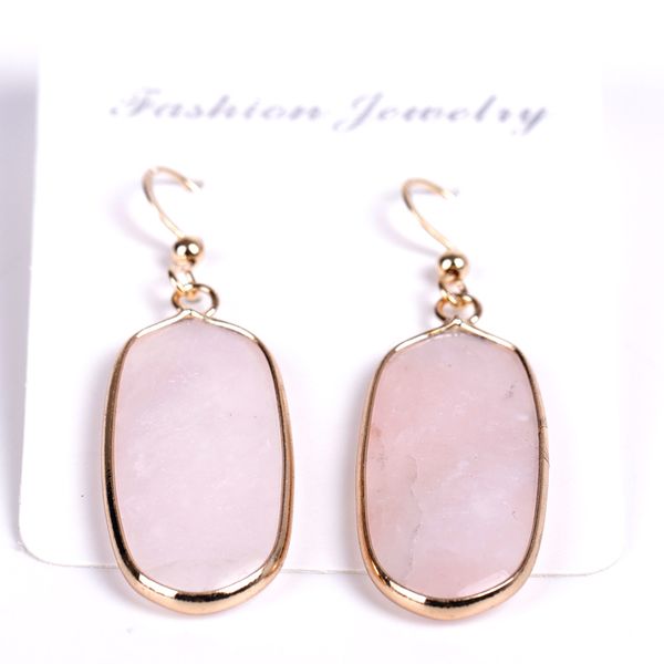 15x30mm natural stone hexagon stone earrings white green turquoise pink crystal rose quartz charm dangle earrings jewelry, Silver
15x30mm natural stone hexagon stone earrings white green turquoise pink crystal rose quartz charm dangle earrings jewelry, Silver