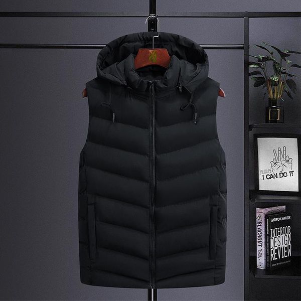 men's vests winter men warm thick vest sleeveless jacket casual streetwear plus large size -6xl thicken hooded waistcoat male, Black;white
men's vests winter men warm thick vest sleeveless jacket casual streetwear plus large size -6xl thicken hooded waistcoat male, Black;white