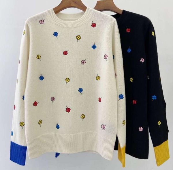 women's sweaters ladies 2021 fashion long-sleeved casual color contrast printed cashmere sweater 1013, White;black
women's sweaters ladies 2021 fashion long-sleeved casual color contrast printed cashmere sweater 1013, White;black