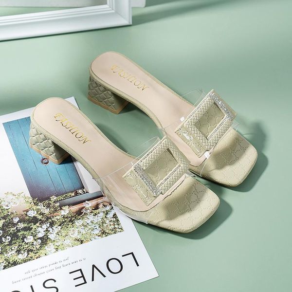 slippers summer women's clear rhinestone square toe sandals fashion cute designer jelly slides women bottoms zapatos mujer 2021, Black
slippers summer women's clear rhinestone square toe sandals fashion cute designer jelly slides women bottoms zapatos mujer 2021, Black