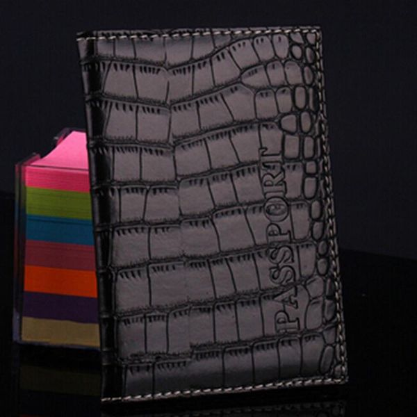 card holders protective case scratch resistant pu leather crocodile texture soft id waterproof dustproof passport cover practical, Brown;gray
card holders protective case scratch resistant pu leather crocodile texture soft id waterproof dustproof passport cover practical, Brown;gray