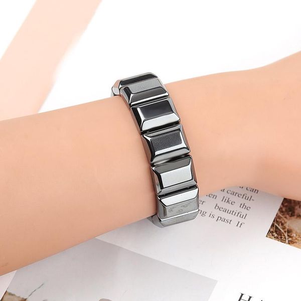 bangle black hematite rectangle beads bracelet jewelry pulsera elastic bracelets handmade braided for women men
bangle black hematite rectangle beads bracelet jewelry pulsera elastic bracelets handmade braided for women men