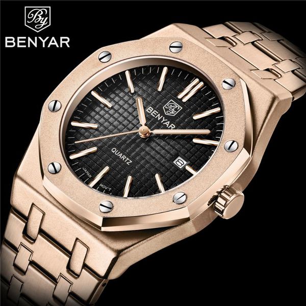 wristwatches 2021 benyar mens watch all-steel quartz analog waterproof sports army military, Slivery;brown
wristwatches 2021 benyar mens watch all-steel quartz analog waterproof sports army military, Slivery;brown