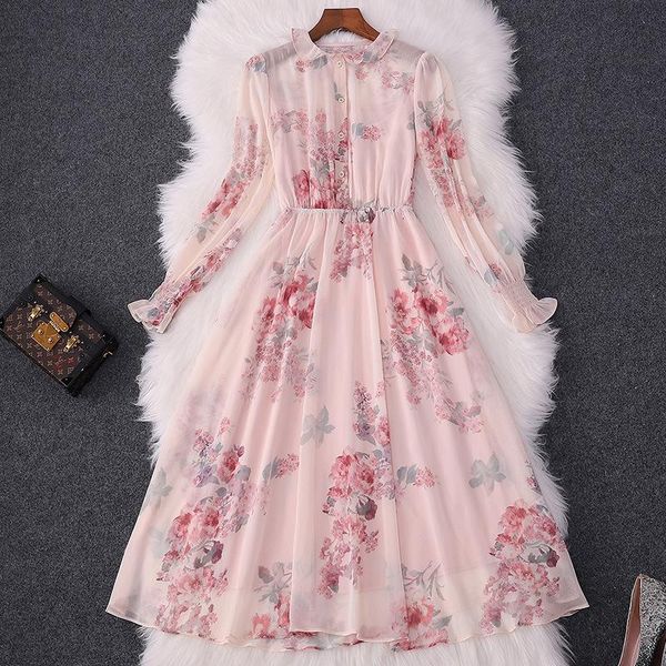 casual dresses 2021 elegant elastic waist womens summer long sleeve printed chiffon dress fashion on vacation reception party, Black;gray
casual dresses 2021 elegant elastic waist womens summer long sleeve printed chiffon dress fashion on vacation reception party, Black;gray