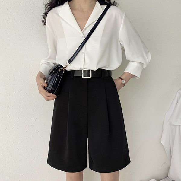 woman pants harajuku plus size suit short black gray high waist biker sports cycling wide leg pants solid office femme summer, White;black
woman pants harajuku plus size suit short black gray high waist biker sports cycling wide leg pants solid office femme summer, White;black