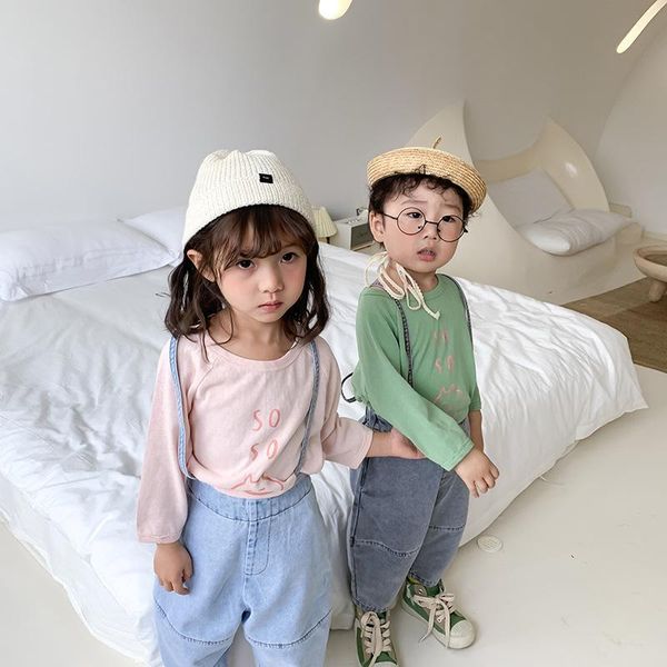 shirts 2 3 4 5 6 years toddler boys casual korean alphabet long sleeve for girls 2021 spring autumn baby kids clothing, White;black
shirts 2 3 4 5 6 years toddler boys casual korean alphabet long sleeve for girls 2021 spring autumn baby kids clothing, White;black
