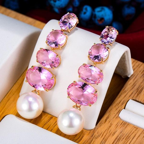 dangle & chandelier luxury statement brand round crystal pearl earring for women wedding dubai bridal jewelry accessories 2021, Silver
dangle & chandelier luxury statement brand round crystal pearl earring for women wedding dubai bridal jewelry accessories 2021, Silver