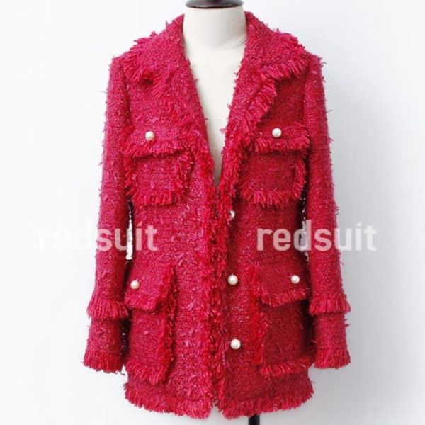 women's jackets french style smalll fragrance tweed weave woolen jacket women lapel single breasted loose winer vintage outwear, Black;brown
women's jackets french style smalll fragrance tweed weave woolen jacket women lapel single breasted loose winer vintage outwear, Black;brown