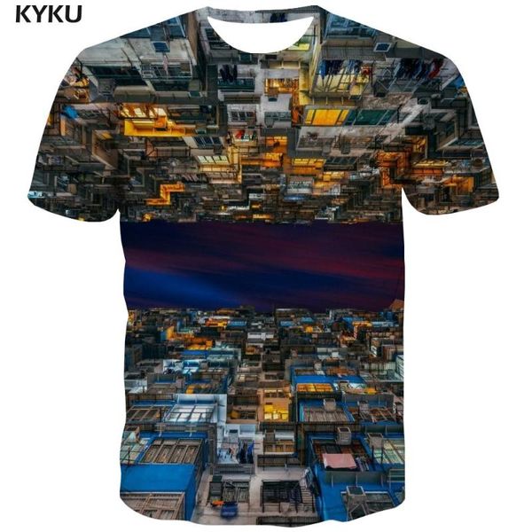 men's t-shirts kyku brand city t-shirt men house shirt print d colorful anime clothes short sleeve t shirts cool male o-neck, White;black
men's t-shirts kyku brand city t-shirt men house shirt print d colorful anime clothes short sleeve t shirts cool male o-neck, White;black
