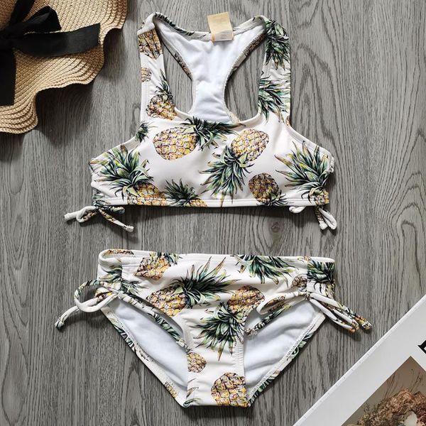pineapple girl swimsuit kids two piece racerback children's swimwear 6-16 years teenage girl bikini set padded bathing suit
pineapple girl swimsuit kids two piece racerback children's swimwear 6-16 years teenage girl bikini set padded bathing suit