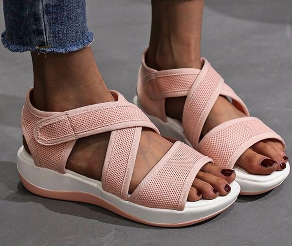 2021 summer trendy women's large size beach sandals with thick-soled outer wear sports sandals, Black
2021 summer trendy women's large size beach sandals with thick-soled outer wear sports sandals, Black