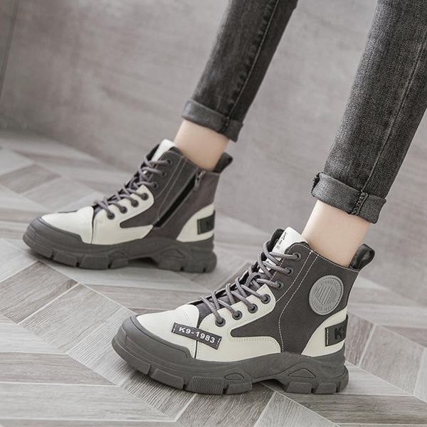 boots 2021 women's autumn and winter british style short retro wild thick-soled high-shoes, Black
boots 2021 women's autumn and winter british style short retro wild thick-soled high-shoes, Black