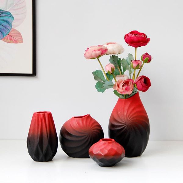 vases classical frosted ceramic flowers vaseeuropean style red and black gradient arts pot crafts simple home decoration deskorna
vases classical frosted ceramic flowers vaseeuropean style red and black gradient arts pot crafts simple home decoration deskorna