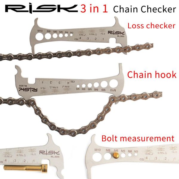 tools risk bike chain checker wear indicator bicycle multifunction tool 304 steel hook bolt measurement for 8 9 10 11 speed
tools risk bike chain checker wear indicator bicycle multifunction tool 304 steel hook bolt measurement for 8 9 10 11 speed